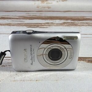 Canon PowerShot SD1300 IS Digital ELPH 12.1MP Camera 4x Zoom Used Flaws